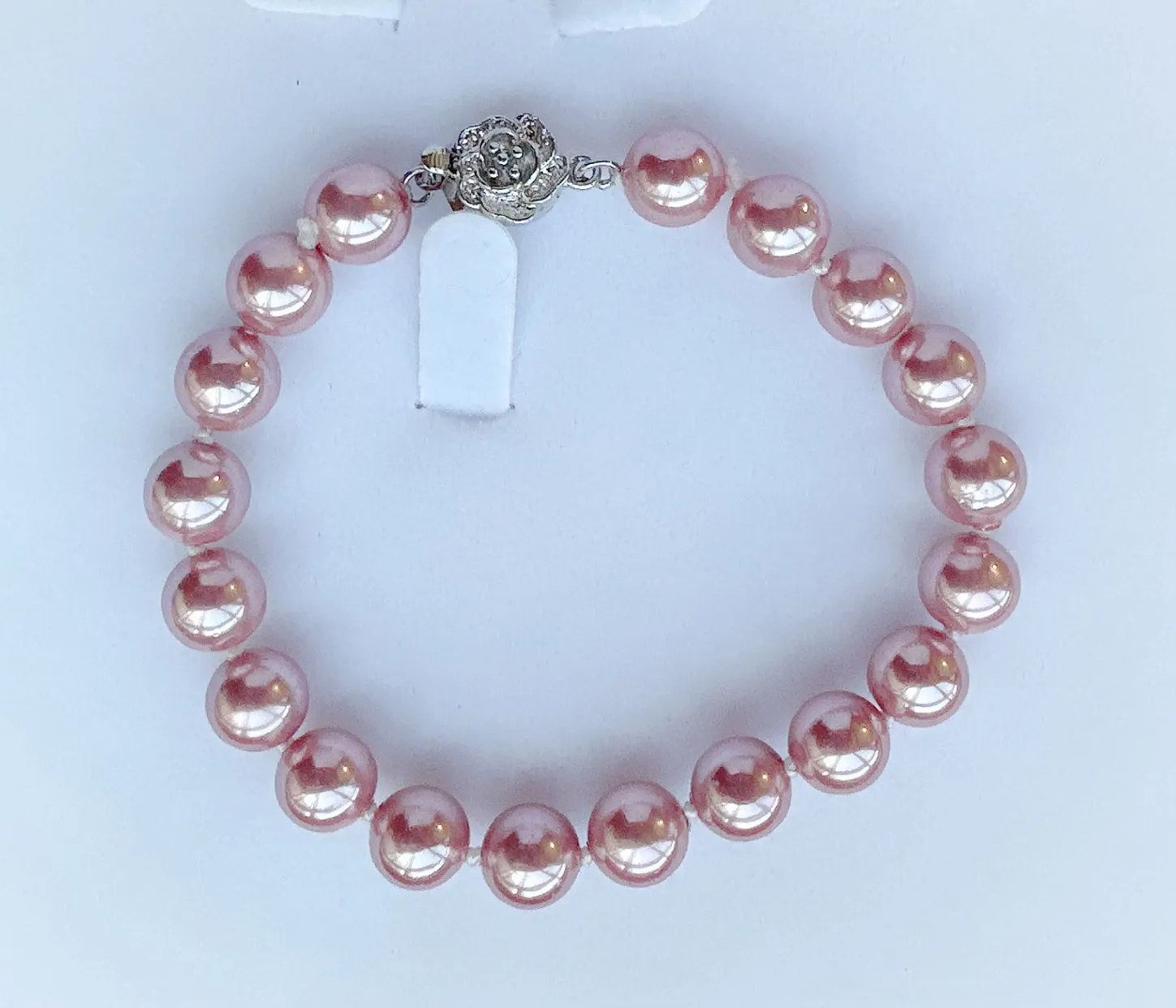 8mm Mother of Pearl Pearl Bracelet