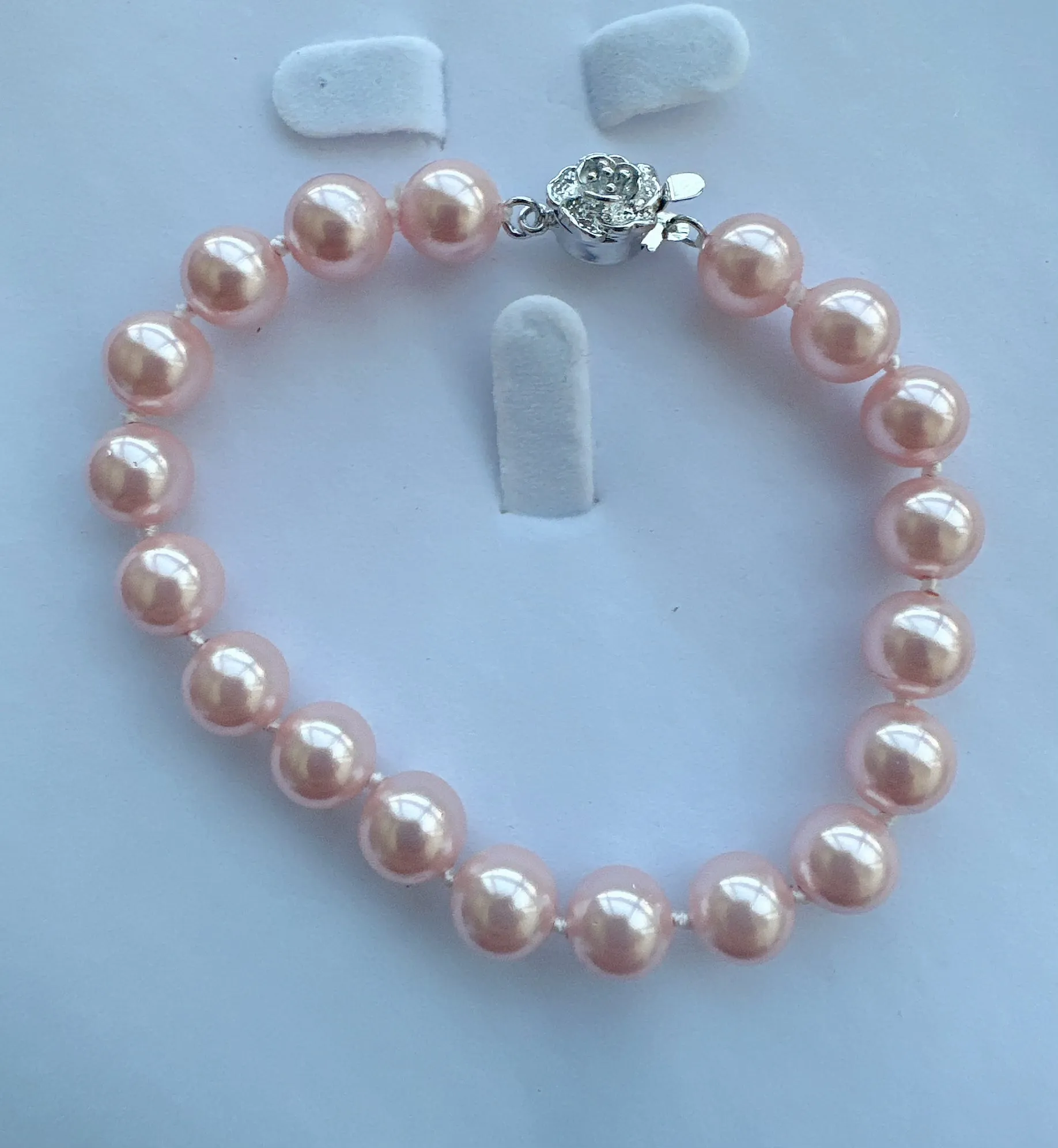 8mm Mother of Pearl Pearl Bracelet