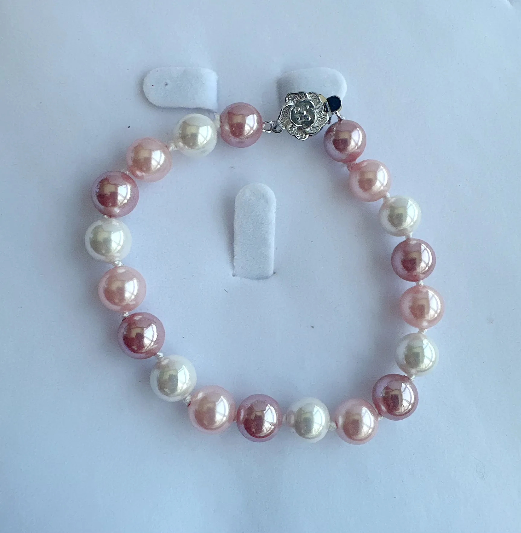 8mm Mother of Pearl Pearl Bracelet