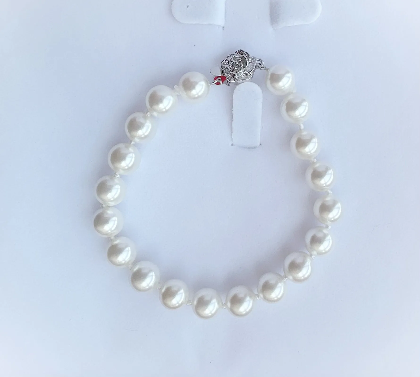 8mm Mother of Pearl Pearl Bracelet