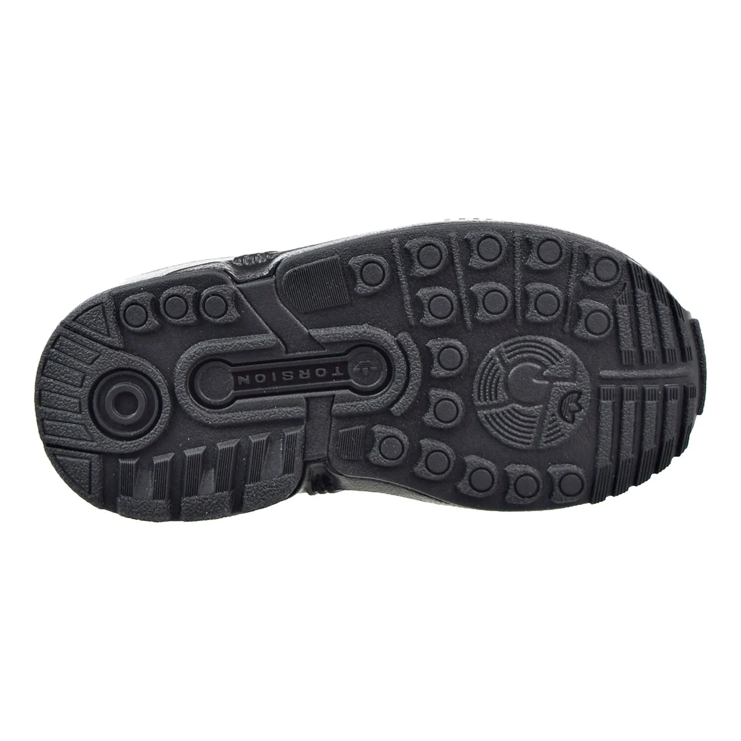 Adidas ZX Flux EL I Toddler Shoes Black/Black/Black