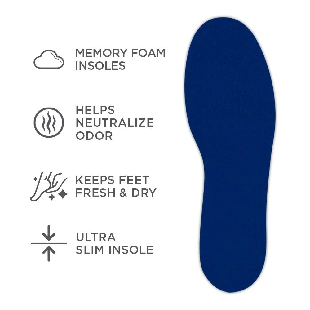 Arm & Hammer Odor Control Soft Step Insoles, Memory Foam Insoles for Men, Memory Foam Insoles for Women, Best Insoles for Standing All Day, Foot Inserts, Shoe Inserts Men and Women -6 Pairs 6 pair