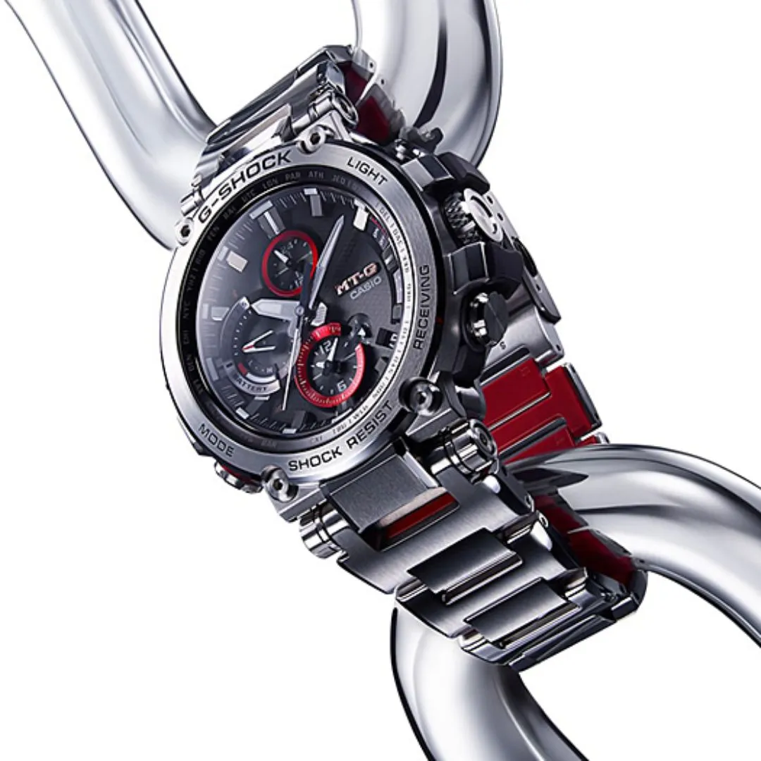 Casio Silver Analog Watch MTG-B1000D-1ADR