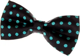 Classic Polka Dots Woven Microfiber Pre-tied Bow Tie (5")
