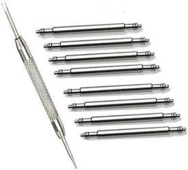 Compatible with 22mm Spring Bars Watch Pins Replacement Pins 8 PCS Diameter 1.5mm with Watch Band Remove Tool (22mm)
