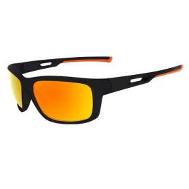 EYESafety Black and Red Wraparound Cat 3 Sunglasses