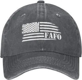 Fafo Hat Around and Find Out Fafo You Cap for Trucker Adjustable Baseball Cap Fashion Hats Black Caps