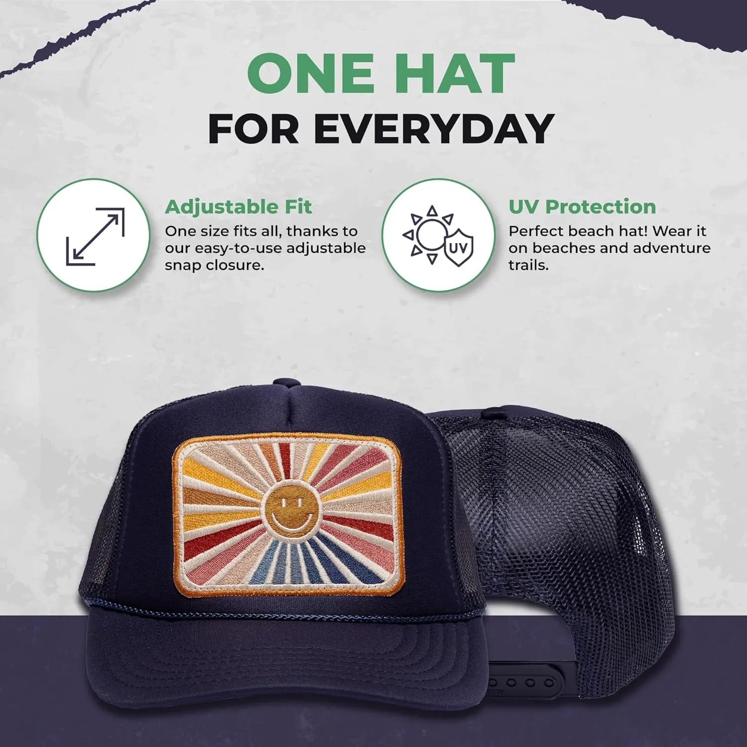 Friday Feelin' Trucker Hat Women Men Baseball Caps Western Trucker Hats Baseball Hats Easy Cap Trendy Gifts - One Size