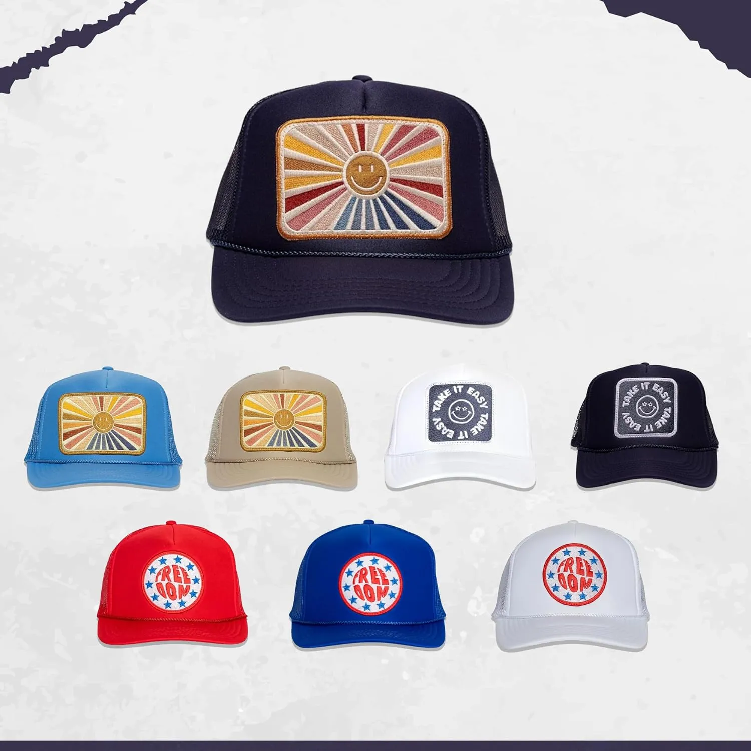 Friday Feelin' Trucker Hat Women Men Baseball Caps Western Trucker Hats Baseball Hats Easy Cap Trendy Gifts - One Size