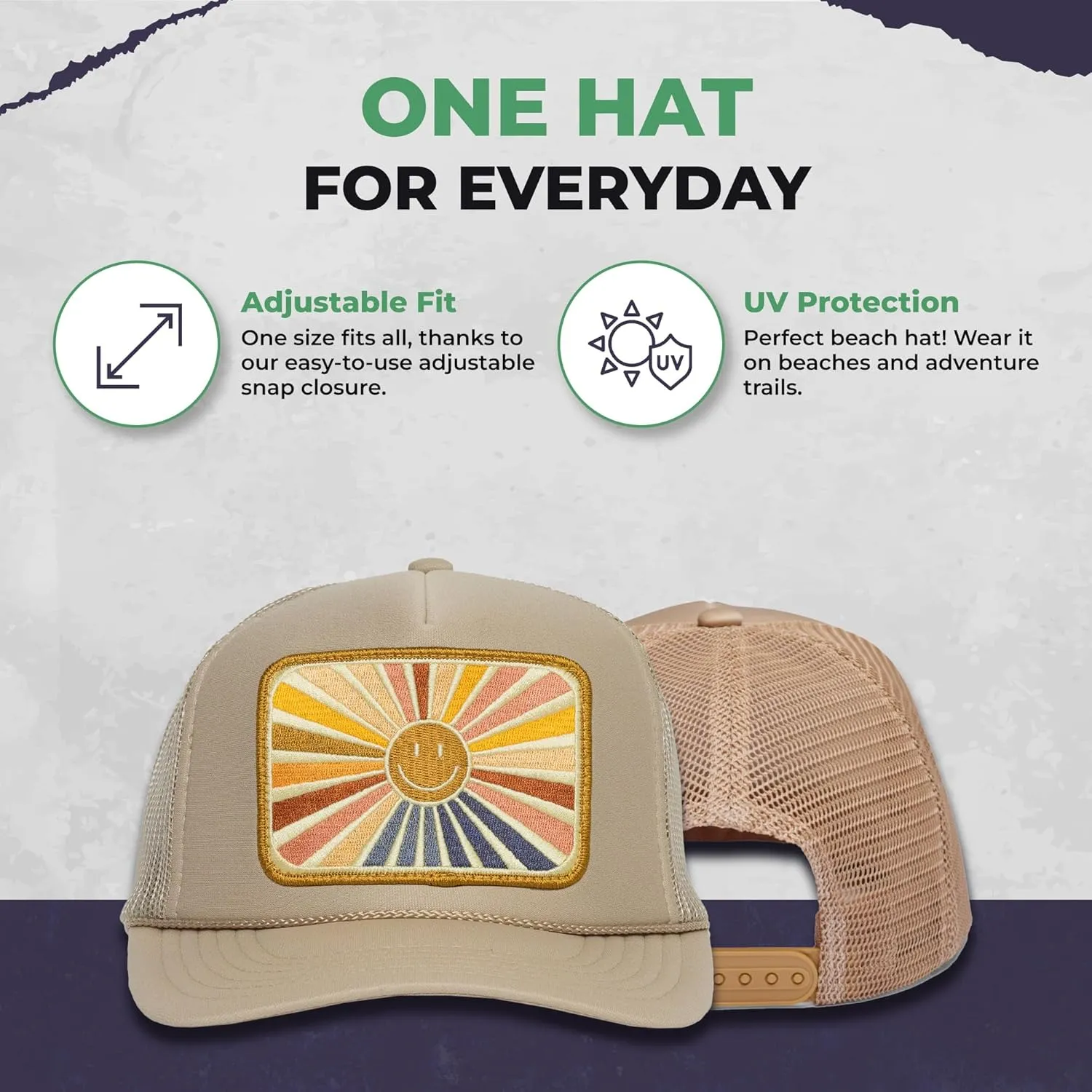 Friday Feelin' Trucker Hat Women Men Baseball Caps Western Trucker Hats Baseball Hats Easy Cap Trendy Gifts - One Size