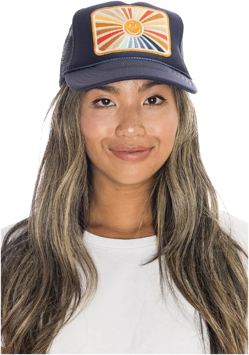 Friday Feelin' Trucker Hat Women Men Baseball Caps Western Trucker Hats Baseball Hats Easy Cap Trendy Gifts - One Size