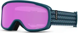 Giro Moxie Ski Goggles - Snowboard Goggles for Women & Youth - 2 Lenses Included - Anti-Fog - OTG (Over Glasses)