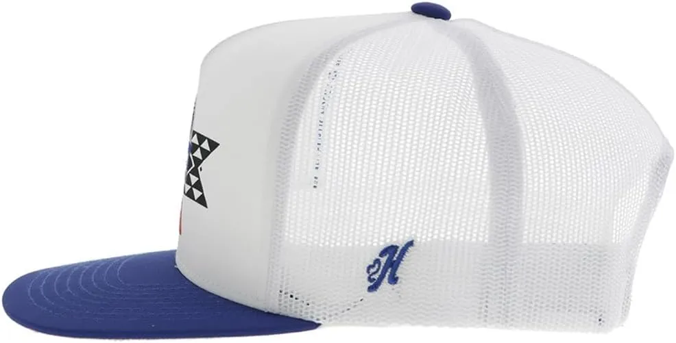 HOOEY Officially Licensed Pabst Blue Ribbon One Size Fits All Adjustable Snapback Hat for Men and Women Mesh Back Trucker Hat