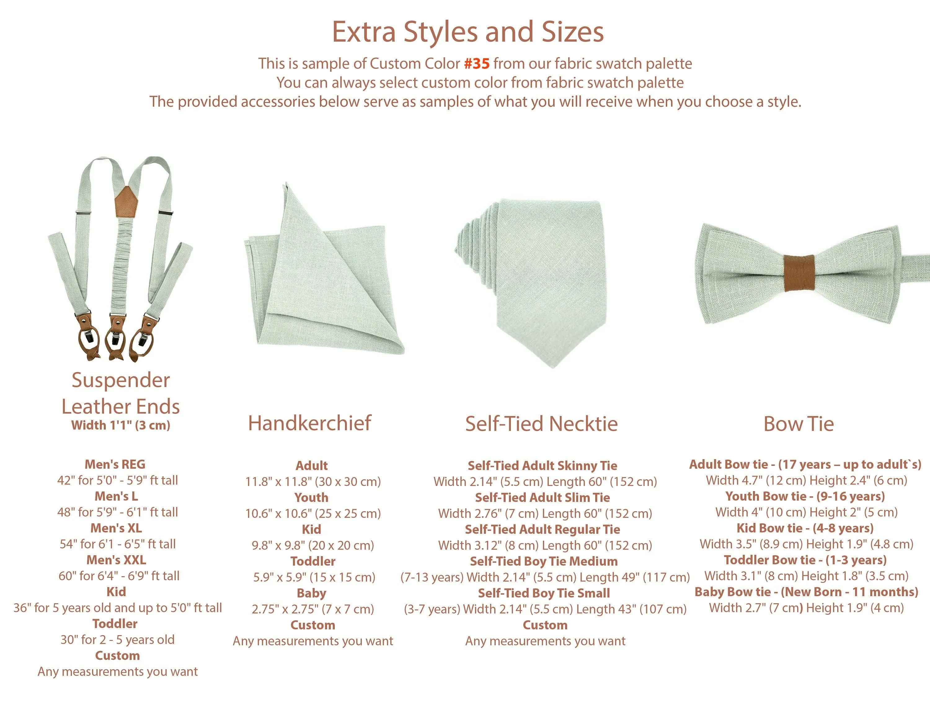 Hunter Green Bow Tie & Suspender Set - Men's, Boys', Toddler's Bow Ties and Suspenders, Baby Bow Tie, Wedding Accessories