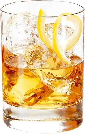 Libbey Heavy Base Double Old Fashioned Glasses - Elegant Whiskey Glasses Set of 12 - Dishwasher Safe Cocktail Glass for Cocktails, Juice, and More