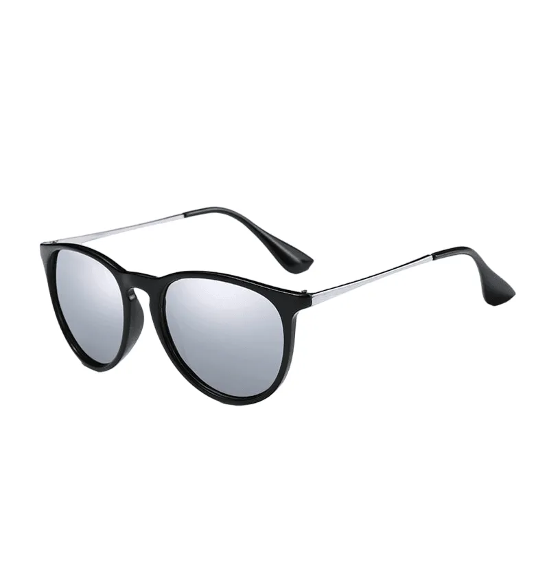 Lizbeth Retro Round Polarized Sunglasses