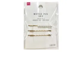 Metal Pin Set Gold