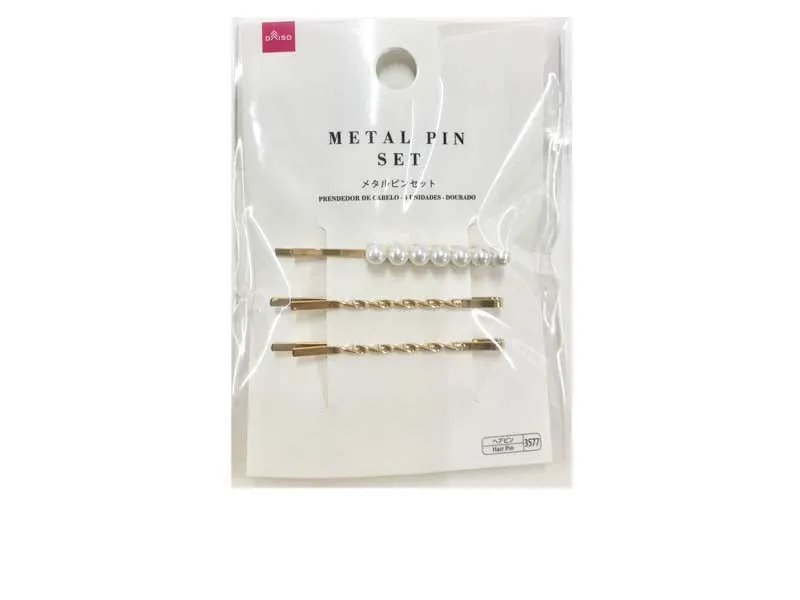 Metal Pin Set Gold