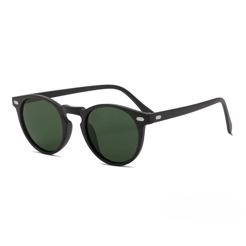 Miles Retro Wayfarer Polarized Sunglasses