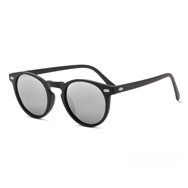 Miles Retro Wayfarer Polarized Sunglasses