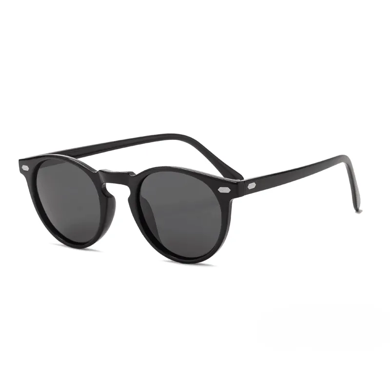 Miles Retro Wayfarer Polarized Sunglasses