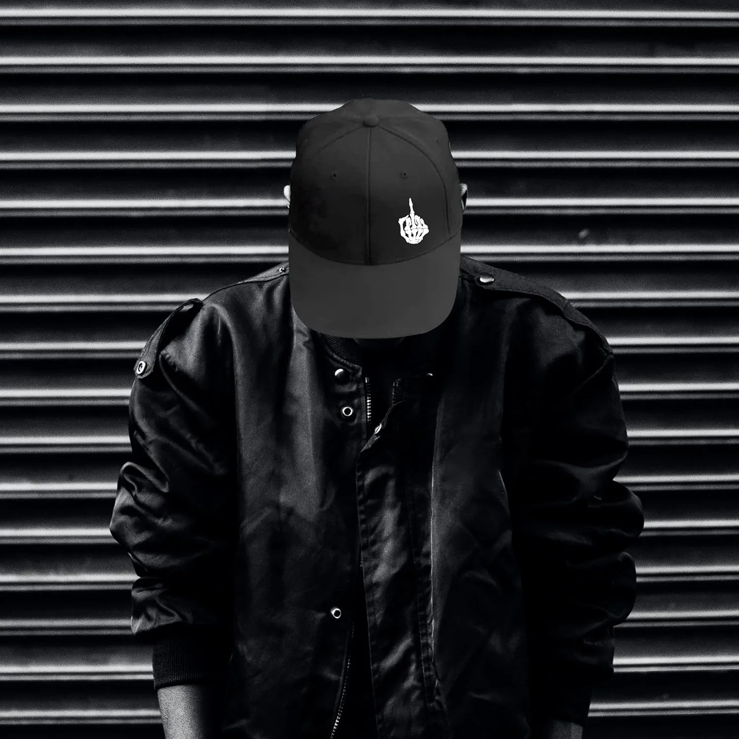 Motorcycle Skull Hat Flat Bill Hats for Men Snap Backpack Mens Hats Snapback Baseball Cap for Teens Boys