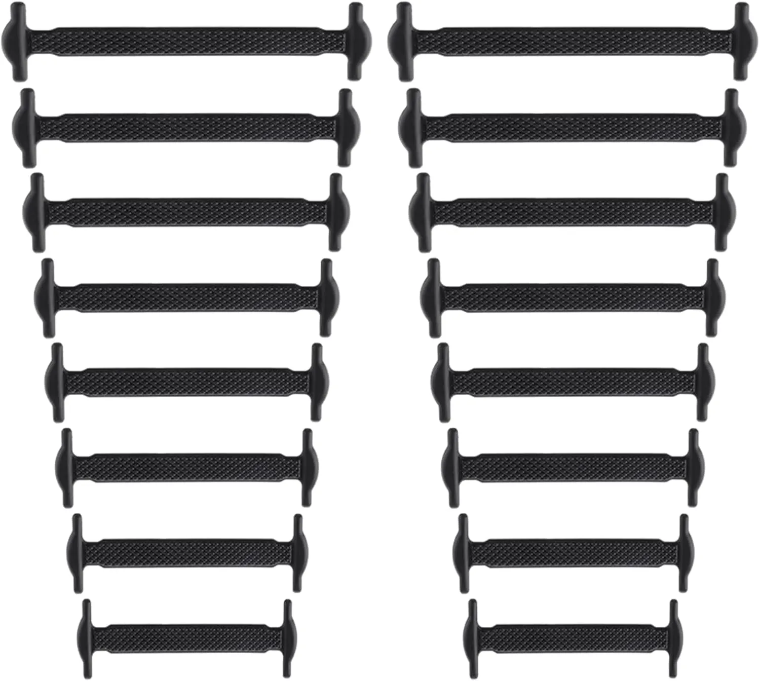 No Tie Shoe Laces Stretchy Silicone Elastic Lazy Shoelaces Rubber Flat Shoe Ties One Size Fits All Kids Adults