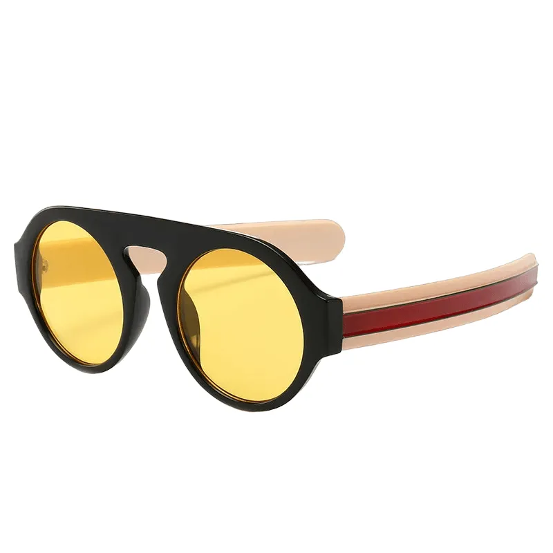 Owen Retro Round Sunglasses