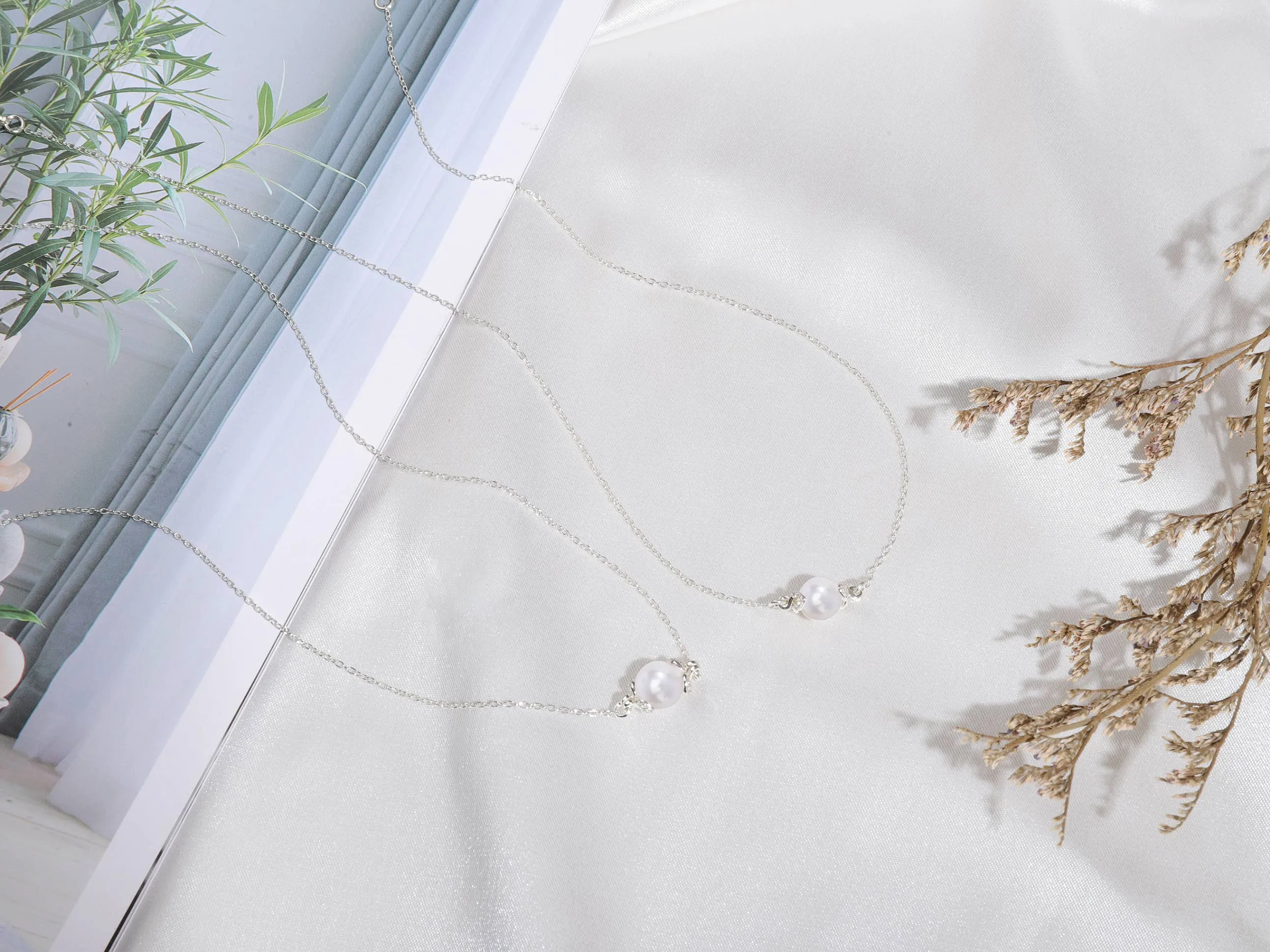Pearl of Strength Warrior Necklace Empowering Jewelry Gift: Sterling Silver-Pearl / Necklace length: 18 Inches / Minimalist