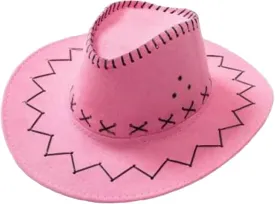 Plain Felt Cowboy Cowgirl Hat for Men, Women,Western Studded Cowboy Panama Hat in Adult Western Dress Up Party