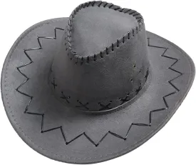 Plain Felt Cowboy Cowgirl Hat for Men, Women,Western Studded Cowboy Panama Hat in Adult Western Dress Up Party
