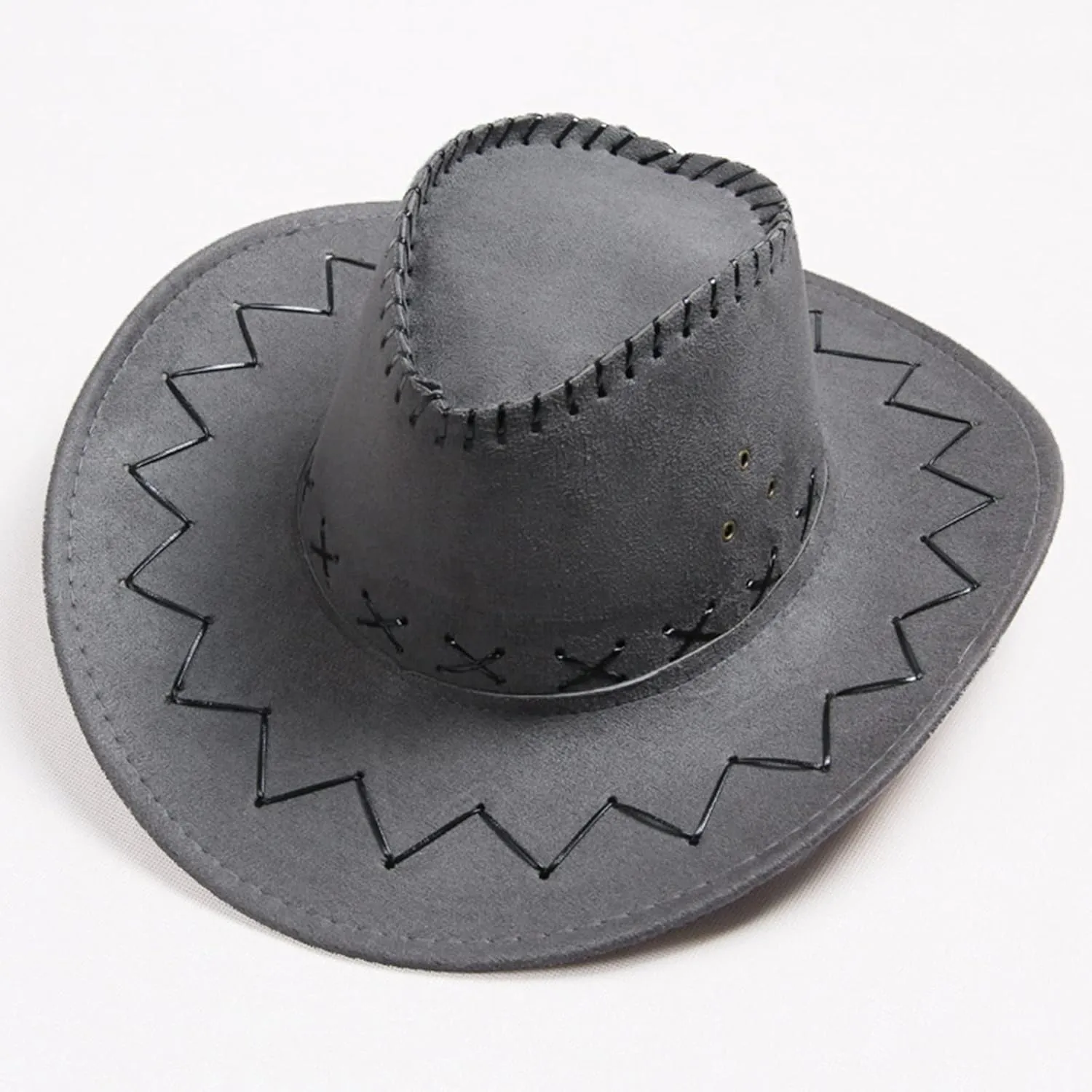 Plain Felt Cowboy Cowgirl Hat for Men, Women,Western Studded Cowboy Panama Hat in Adult Western Dress Up Party