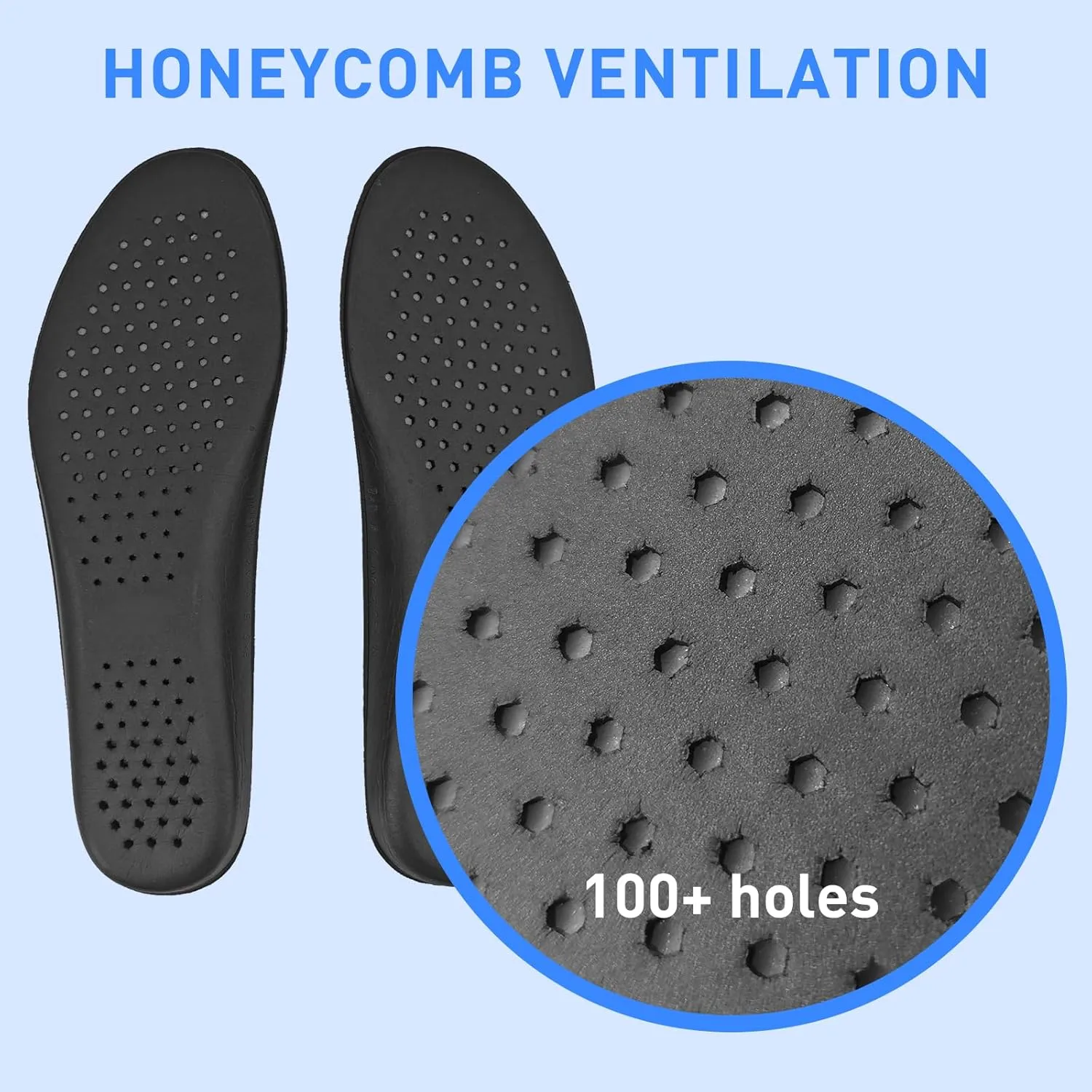 Replacement Shoe Insoles for Skechers Men's Shoes, Memory Foam Footwear Inserts for Comfortable Light-Weight and Cushion Shock Absorbing (US Men10.5-EU44)