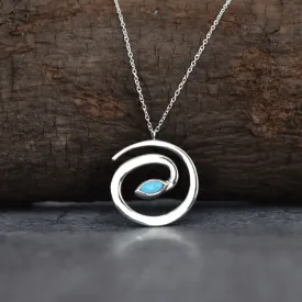 Serpent - Turquoise Necklace