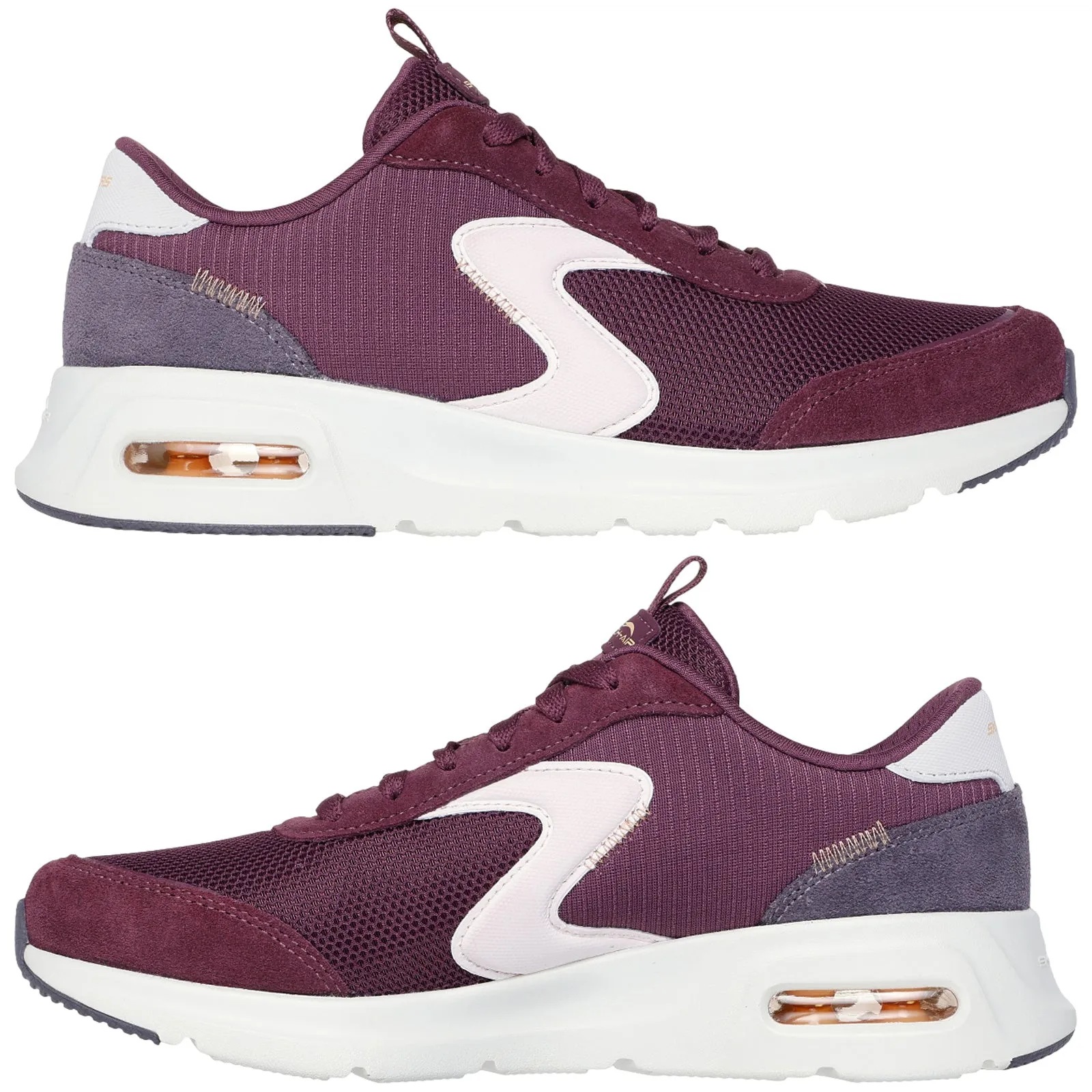 Skechers Ladies Skech-Air Court Air Wave Trainers