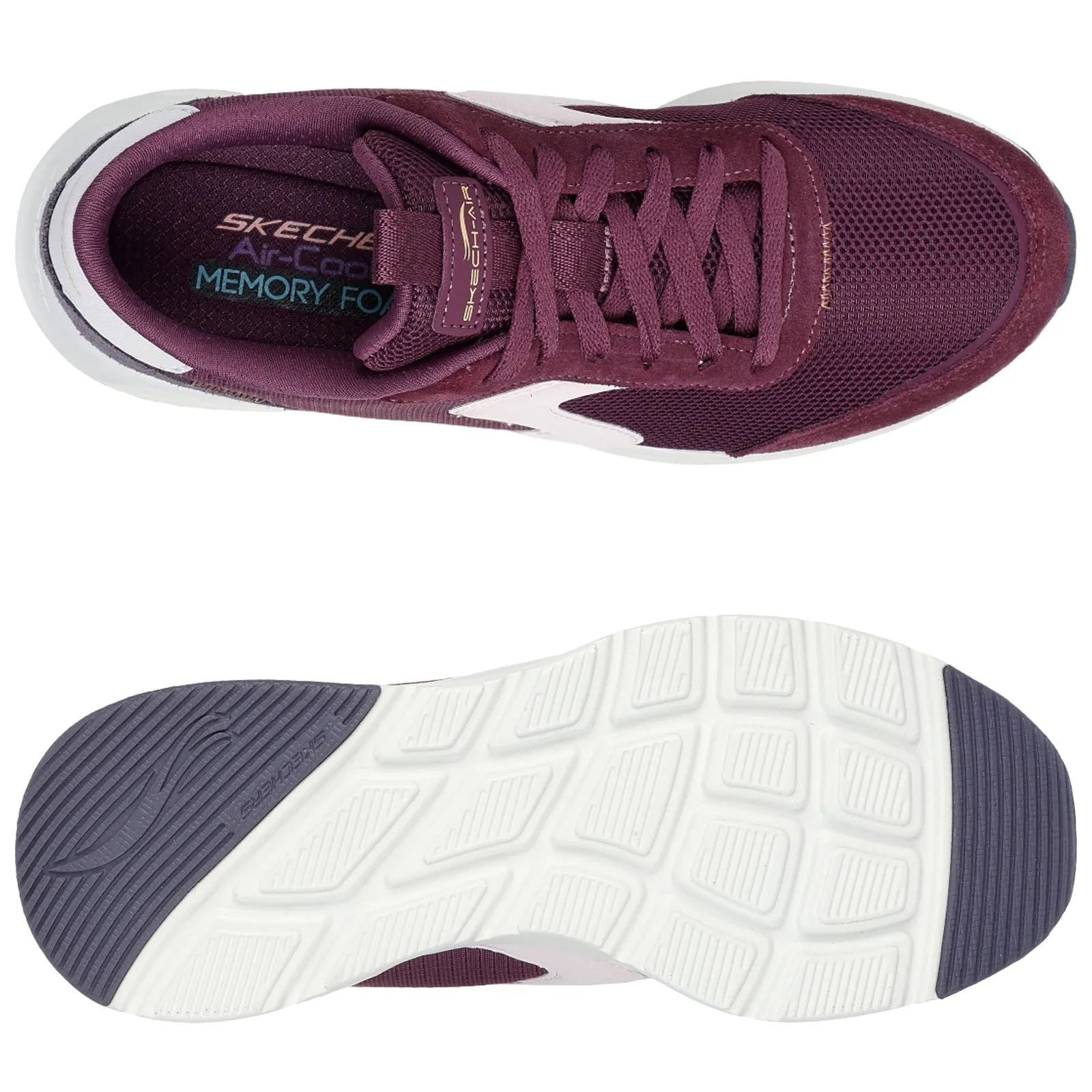 Skechers Ladies Skech-Air Court Air Wave Trainers