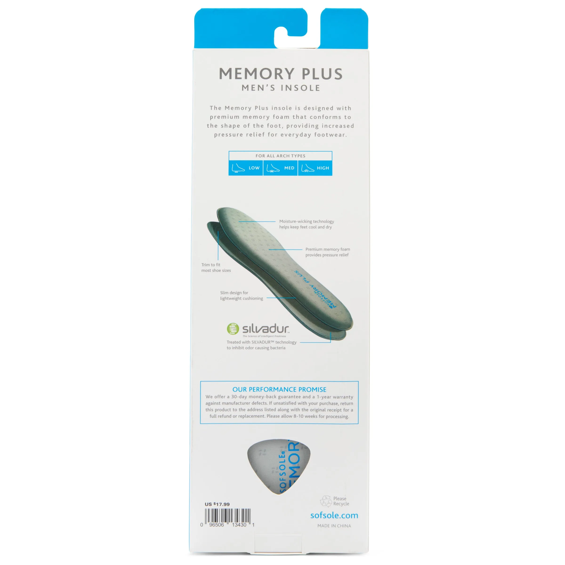 SOF MEMORY PLUS INSOLE