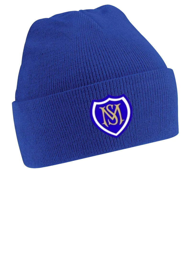 St Mary's Catholic Primary School Royal Blue Knitted Hat