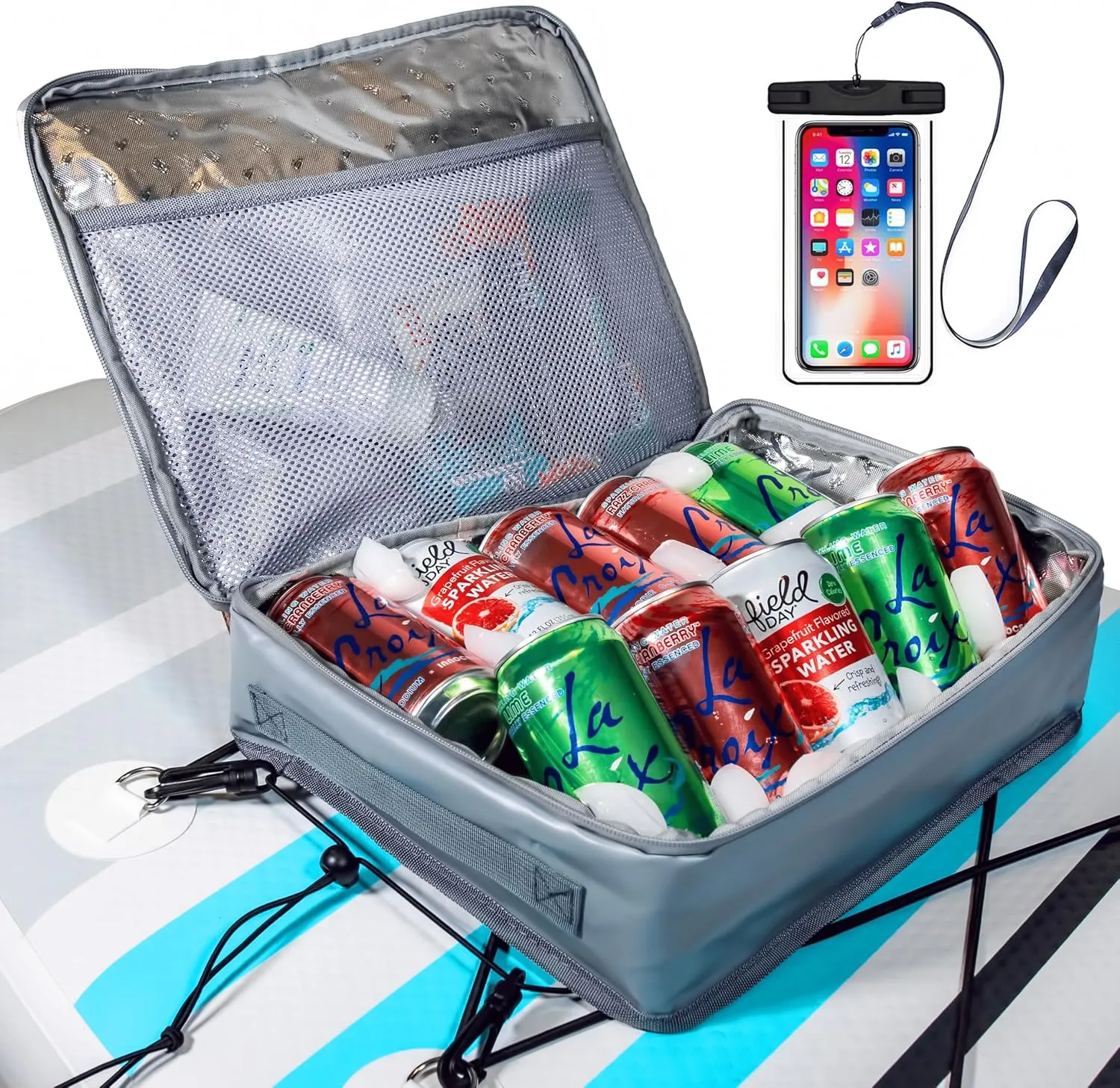SUP-Now Paddle Board Accessories Cooler with Waterproof Phone Case  Essential SUP Accessories for Paddleboarding