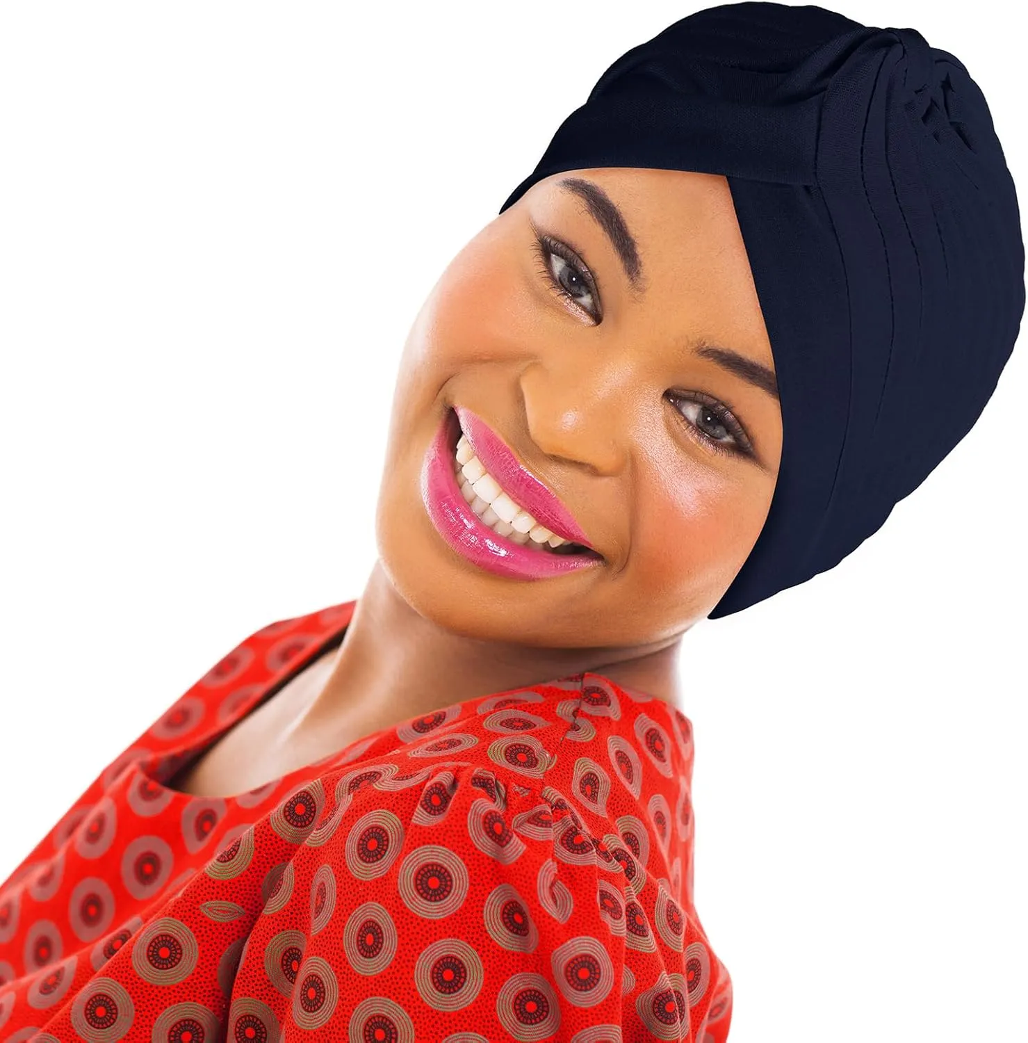 Syhood 22 Pieces Stretch Turbans Chemo Head Wrap Cancer Head Beanie Twisted Turban Cap Cover Hats for Women