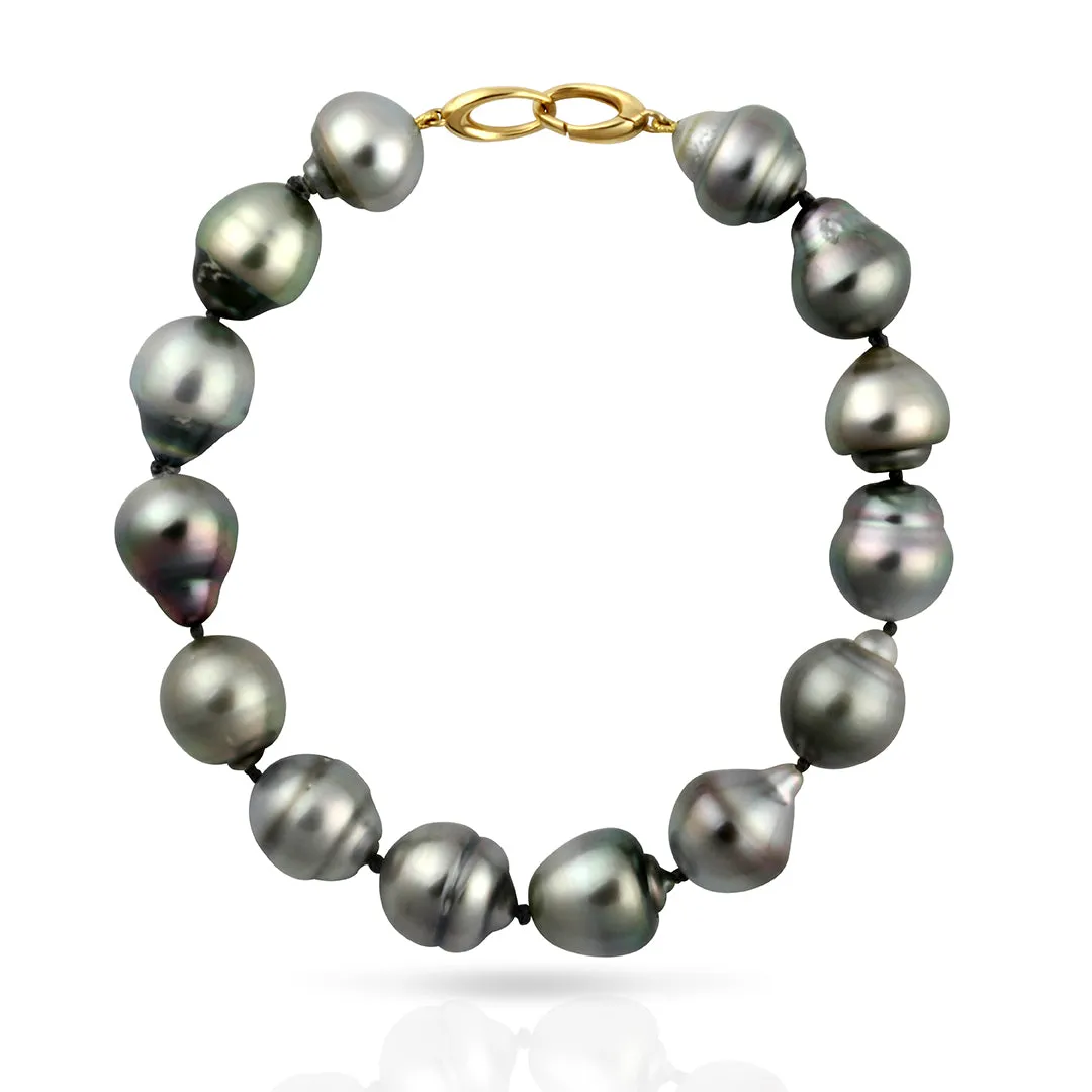 Tahitian Pearl Bracelet - Circled 19cm  - STBRYGCL0012
