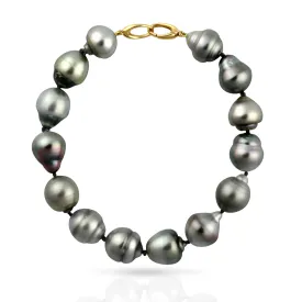 Tahitian Pearl Bracelet - Circled 19cm  - STBRYGCL0012