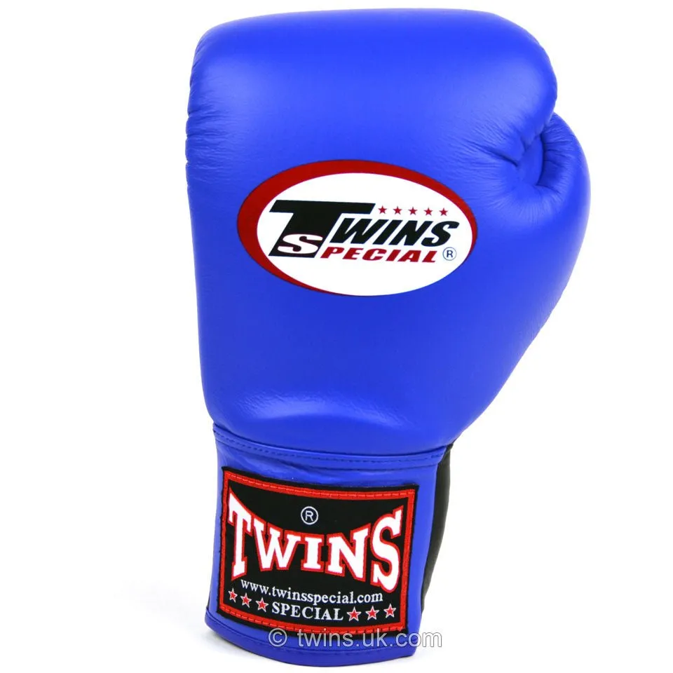 Twins BGLL1 Lace-up Competition Gloves Blue