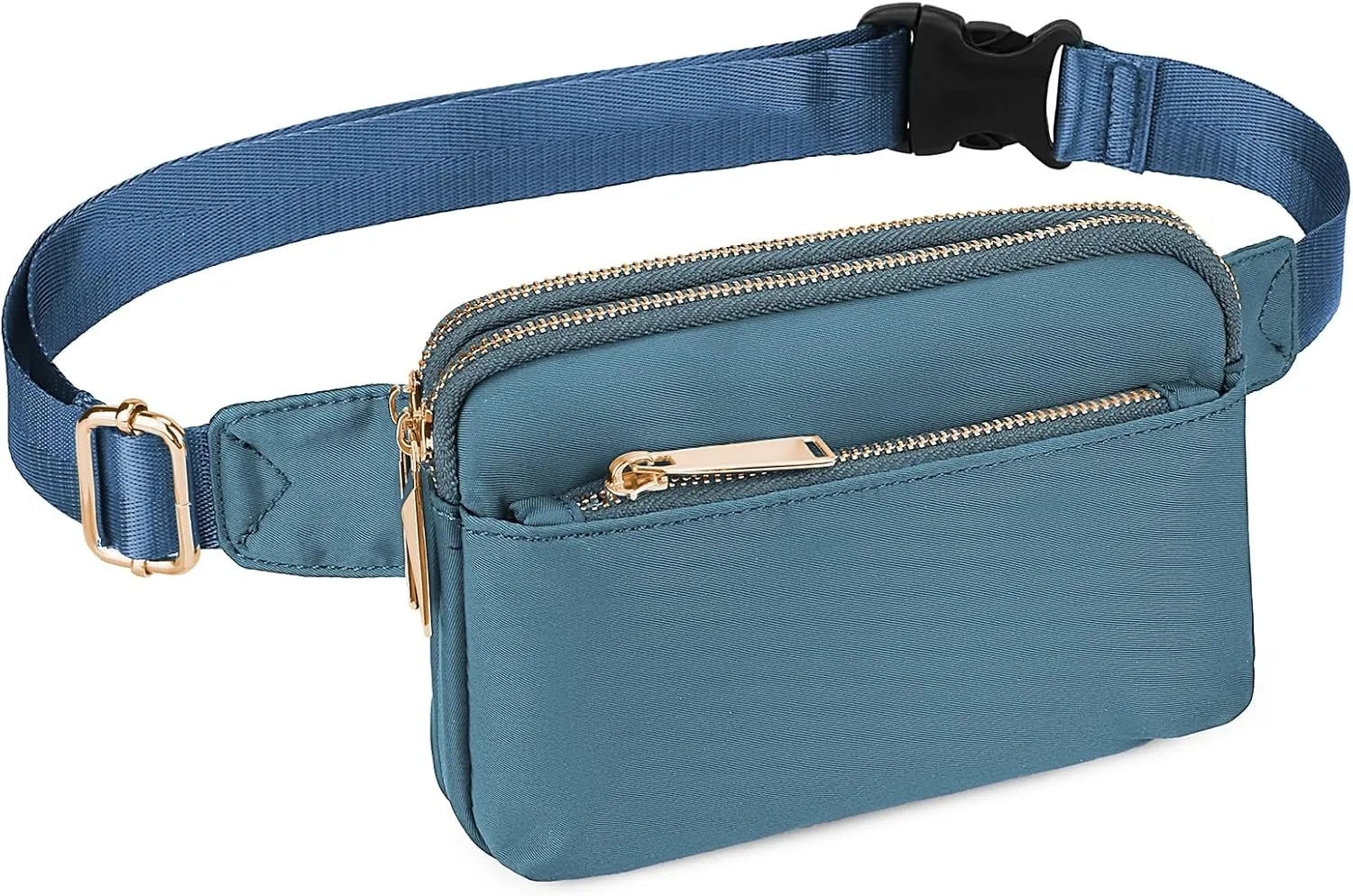 Uromee Fanny Packs for Women Crossbody Belt Bag Nylon Fashion Mini Waist Bag Everywhere Travel Hiking Running Adjustable Strap