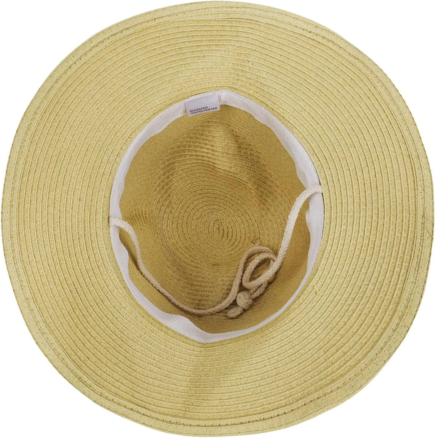 Wide Shapable Brim Straw Cowboy Hat Men Women UV Sun Protection Cowgirl Straw Hat Holiday Travel Panama Fedora Hat Beach Caps