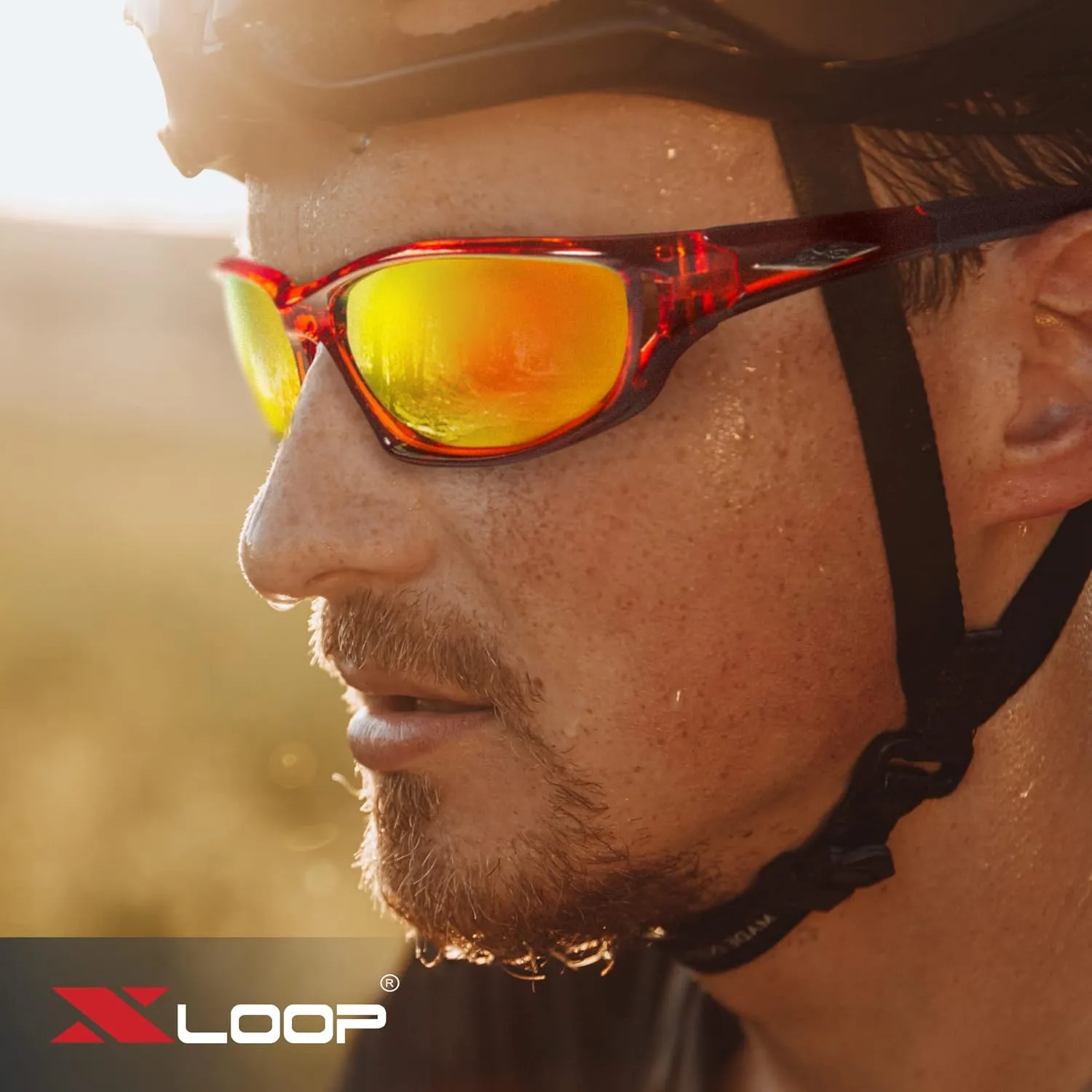 X LOOP Polarized Sports Sunglasses for Men - UV400 Baseball Running Cycling Golf Glasses